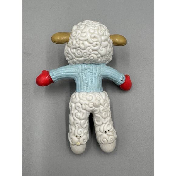 Vintage 1993 Lamb Chop Vinyl Figurine 3” Just Toys Inc READ DETAILS - Picture 2 of 4